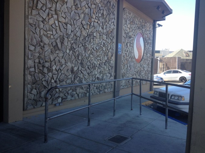 Safeway's empty shopping-cart corral