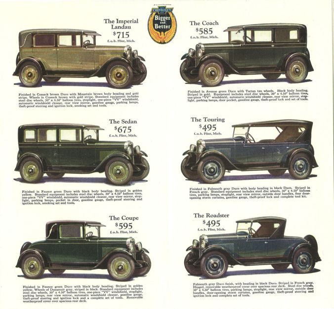1928 Chevrolet Ad