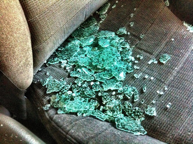brokencarglass