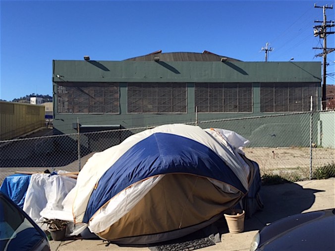 Proposed mixed income housing site at 1515 South Van Ness, as seen on Nov. 16, 2016